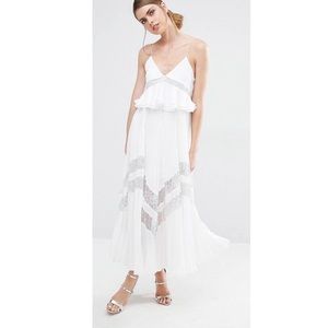 Self portrait Amelia pleated lace dress